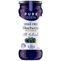 PURE EDEN Spread 97% Sugar Free Blueberry 300g
