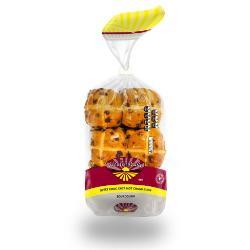 HEALTHYBAKE Hot Cross Buns Spelt Choc Chip 6 Pk