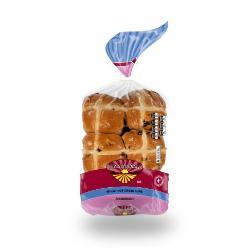 HEALTHYBAKE Hot Cross Buns Wheat 6 Pk