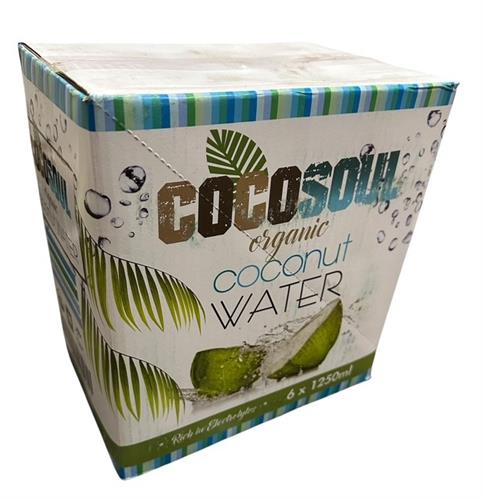 BOX COCO SOUL Coconut Water 6 x1.25 Lt
