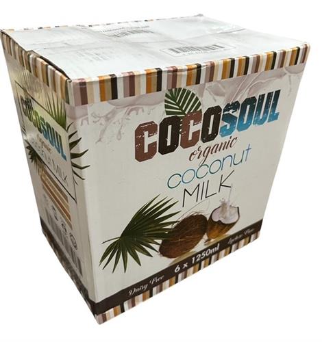 BOX COCO SOUL Coconut Milk 6 x1.25L