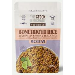 THE STOCK MERCHANT Bone Broth Rice Mexican 250g