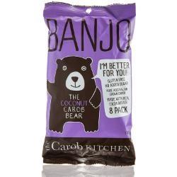 THE CAROB KITCHEN Banjo Bear Coconut 8 Pack 120g