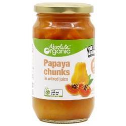 ABSOLUTE ORGANIC Papaya Chunks 350g