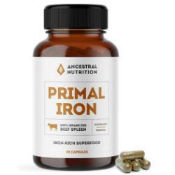 ANCESTRAL NUTRITION Primal Iron Beef Spleen 90 Caps