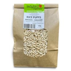 LADYBIRD ORGANICS Brown Rice Puffs 100g