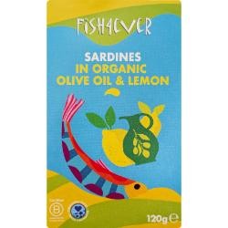 FISH 4 EVER Sardines Olive Oil Lemon 120g